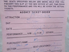 Nov  1970 Fillmore East Box Office Reciept Pink Slip Vintage Jefferson Airplane