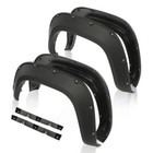 4pcs Fit For 16-22 Toyota Tacoma Pocket Rivet Style Fender Flares Smooth Black