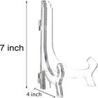 6 Pack 7 Inch Acrylic Easel Stand  Display Stand  Plate Holder For Display  Phot