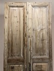 Antique French Double Doors  44 5x100 5  Raised Panel Doors  European Doors A569