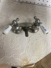 Antique Faucet With Porcelain Hot And Cold Handles 