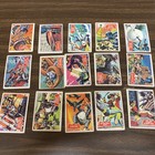 Vintage 1966 Topps Batman Red Bat Logo Almost Complete Set
