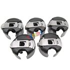 5pcs Carbon Fiber Bobbin Cases For Juki Brother Singer Single Needle Sewing 
