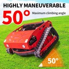 16 Hp Remote Control Crawler Mower Adjustable Mowing Height Petrol Lawn Mower