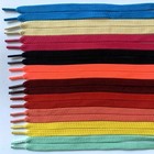 Double Layers Flat Shoe Laces Strings For Boots Sneakers Athletic Tennis Shoes