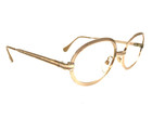 Vintage Adensco Eyeglasses Frames Ol Lotto Gold Filled Thick Oval 48-20-130