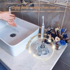 Crystal Glass Soap Dispenser For Bathroom  Modern Decorative Hand Soap Dispenser
