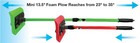 18849 35  Mini Arctic Plow Telescoping Snow Broom   Colors May Vary 