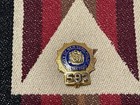 Nypd Mini Detective Badge - Pin 30s 40s  593 1 5    Approx Gold Light Wear T26