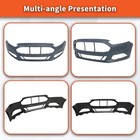 Primed Front Bumper Cover Without Parking Sensor Holes Replacement For Fusion