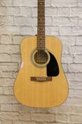 Fender Fa-115 Dreadnought Acoustic Guitar - Natural  scraped dented On Top Edge