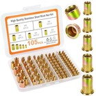 Metric Rivet Nut Assortment Kit  105pcs Stainless Steel Sae Rivet Nut  M3 M4 