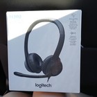Logitech H390 Usb Headset Boom Mic  Black  Double Earpiece Headband