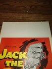 Window Card Movie Poster Jack The Ripper  Copyright 1960 Vintage
