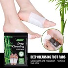 100pcs Detox Foot Patches Remove Toxins Deep Cleansing Foot Pads Natural Herbal