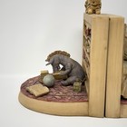 Vtg Charpente Classic Winnie The Pooh Christopher Robin Bed Bookends Aa Milne 