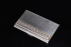Vintage Tiffany   Co  Sterling Silver Atlas Card Holder