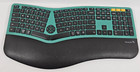 Wireless Ergonomic Keyboard   Mouse Combo  Green 2 4g Usb Bluetooth Split Design