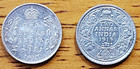 India British 2 Coins Both  2 Anna  1910   1915   917 Silver