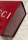 Authentic Gucci Large Rosso Ancora Gift Box  - Foldable - 13    X 9 5   X 6  - New