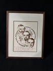 Signed David D  Palmer Print Chiropractic Three Generations Of Service Vintage