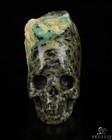 Gemstone 2 0  Emerald Hand Carved Crystal Skull Fine Art Sculpture  Healing