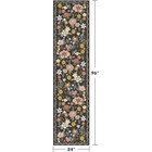 2x8 Washable Runner Rug For Kitchen - Non Slip Floral Carpet Runners For
