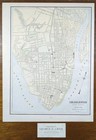 Vintage 1892 Charleston South Carolina Map 11 x13  Old Antique Original Citadel