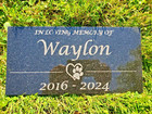 Dog Cat Memorial Grave Stone Marker Tombstone Granite Headstone Pet Loss Gift T7