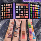 Eyeshadow Palette With 15pcs Brushes Makeup Set  Pigmented 86 Colors Make Up Set