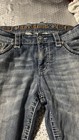 Rock Revival Men   s Blue Straight Fit  Jeans Size 33 Men   s 