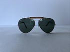 Vintage Ray Ban Leathers Aviator Sunglasses 62 14