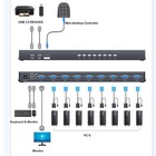 Kvm Vga Switch - 8 Computers Controlled - 1 Monitor mouse keyboard usb External