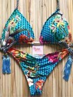 Brazilian Floral Womens Triangle Bikini Set Swimwear Swimsuit Beach Bathing Suit