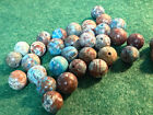  10  Original Navajo Indian Turquoise Trade Beads Spheres Fur Trade 1800 s