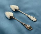 Be Crane St Louis 2 Coin Silver Desert Or Soup Spoons Olive Patt 7 Inches 63 Gra