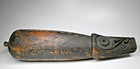 Old Slit Gong From The Sepik River  Papua New Guinea
