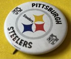 1970 Pittsburgh Steelers Vintage Nfl Afl Football Pin Button Pin Badge 1  1 4 