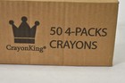 Crayonking 50 Sets Of 4 Packs Crayons Restaurants Non Toxic Coloring Assorted
