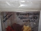 Vintage Flower Pockets Yarn Weaving Kit  With Loom Phyllis Damon New In Package