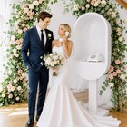 Audio Guest Book Booth Stand Phone Booth Metal Wedding Audio Message Recorder