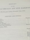 1874 Michigan Train Document St Clair   Chicago Air Line Railroad Niles Pontiac