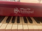Vintage Schoenhut Child   s Piano Red 25 Keys Toy Wooden Works