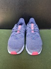 Nike Air Max Gray Pink Unisex Kids Athletic Mesh Sneaker 5 5y Lace Up Logo