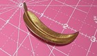 Vintage 1960   s Gold Tone Leaf Feather Brooch Lapel Pin Detailed 2 5    Petal Read