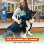 Wahl Basic Series Touch Up Corded Pet Clipper  10 Piece Dog Grooming Kit Black -