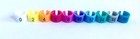 100 Colored Hanger Size Garment Marker  sizes 0-18 Even Avail  Plastic Size Tags