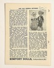 1956 Sep Doll Talk For Collectors Zine Antiques International Costumes Kimport