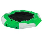 Inflatable Water Trampoline 10ft With 4-step Ladder  Green   White