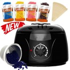 Professional Wax Warmer Heater Hair Removal Depilatory Home Waxing Kit Beans Usa